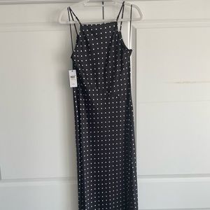 Guess Black and White Polka Dot Dress